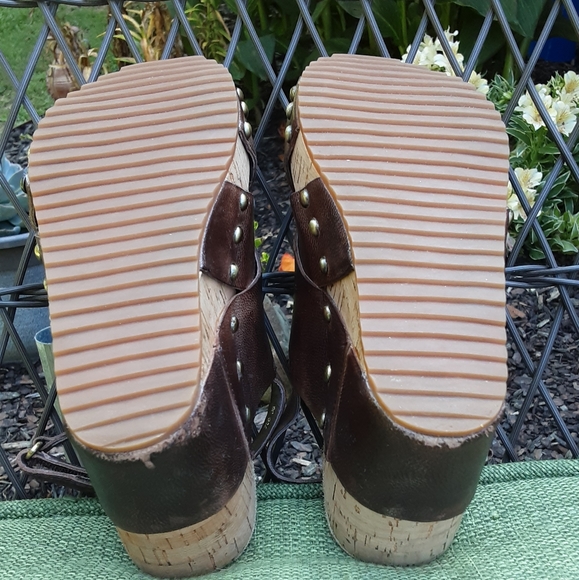 Antelope Brown Leather Wedge Heel Sandal. Size EU 36. - Picture 12 of 15